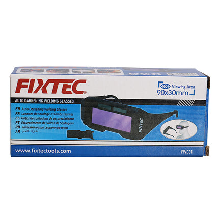 FWG01Fixtecنظارات اللحام الداكنة التلقائية FIXTEC FWG01 بالطاقة الشمسية