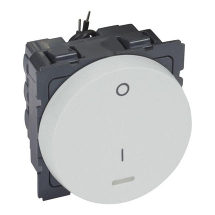 573148Legrandمفتاح أرتيور ثنائي القطب أحادي الاتجاه مع مؤشر LED 20A 250V