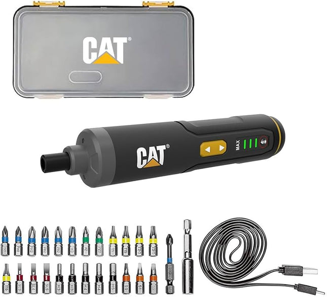 Caterpillar Cordless Screwdriver 4V USB Rechargeable | DX1110