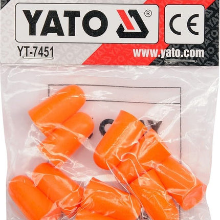 Yato Foam Ear Plugs SNR 38 dB Noise Protection 5 Pairs