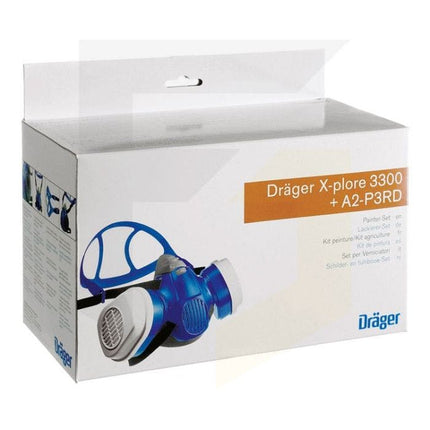 R57793Drägerمجموعة قناع الوجه النصفي درايجر إكس-بلور 3300 متوسط للرسامين