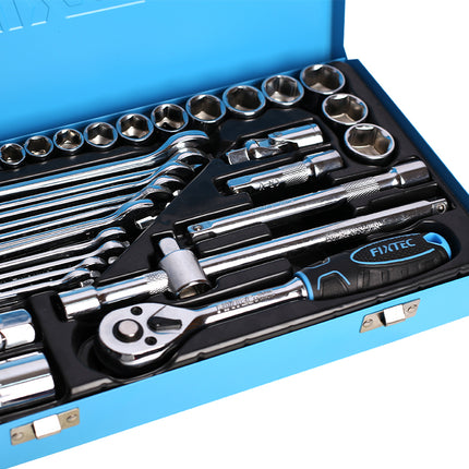 FHST0636Fixtecمجموعة مقابس محرك 3/8 بوصة 36 قطعة FHST0636