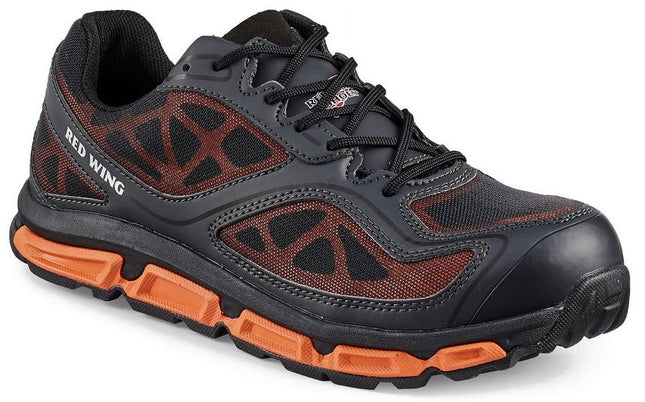 RedWing MEN'S ATHLETIC BLACK-ORANGE | 6338