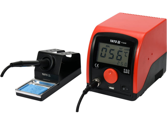 YT-82456Yatoمحطة اللحام YATO YT-82456 75W شاشة LCD 900M