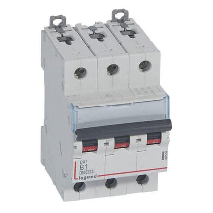 407554Legrandقاطع دورة Legrand DX3 ثلاثي الأقطاب 1A منحنى B