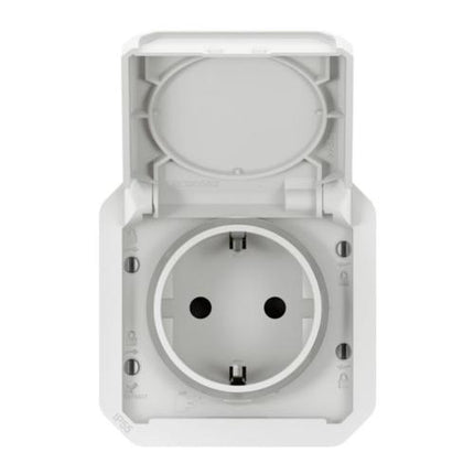 069640LLegrandمقبس كهربائي Plexo معيار ألماني بمحطات تلقائية 16A 250V أبيض