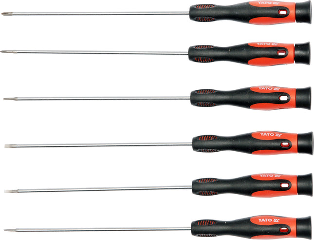 9pcs Long Precision Screwdriver Set