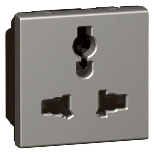 572623Legrandمقبس Legrand Arteor متعدد المعايير 2P+E غير مفتوح محمي 2 وحدات مغنيسيوم