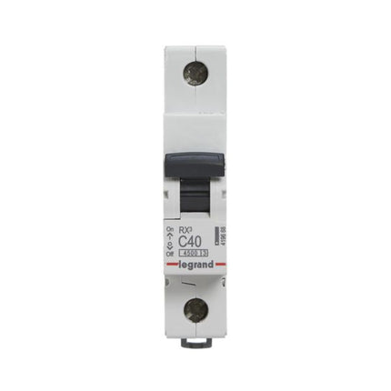 419668Legrandقاطع دائرة Legrand RX3 MCB أحادي القطب 40A منحنى C
