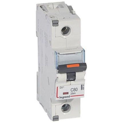 409762Legrandقاطع دارة ليجراند DX3 أحادي القطب 80A منحنى C