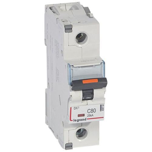 409762Legrandقاطع دارة ليجراند DX3 أحادي القطب 80A منحنى C