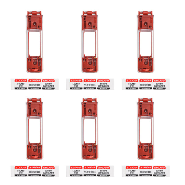 Universal Wall Switch Lockout  6 Pack
