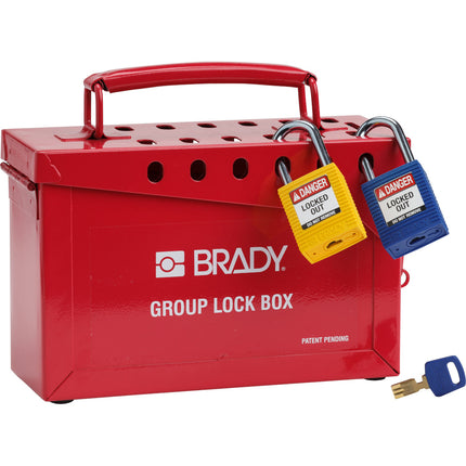 Portable Metal Group Lockout Boxes