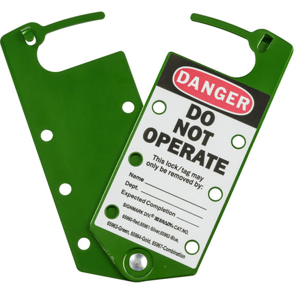 Labelled Lockout Hasp
