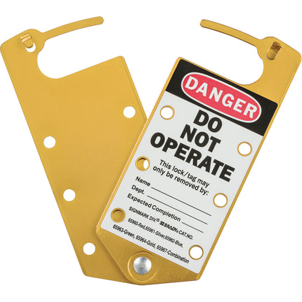 Labelled Lockout Hasps