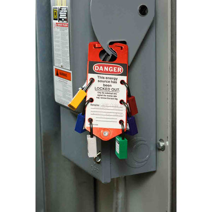Labelled Lockout Hasps