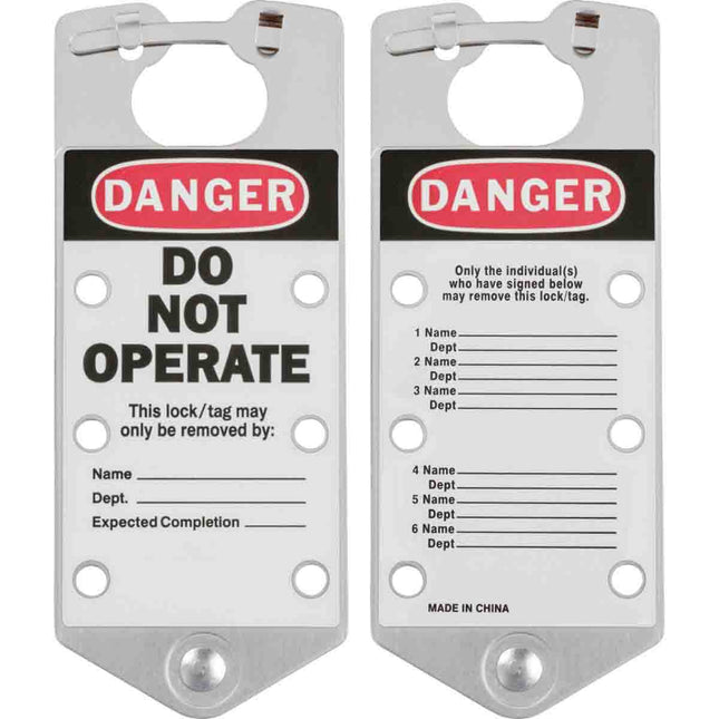 Labelled Lockout Hasps