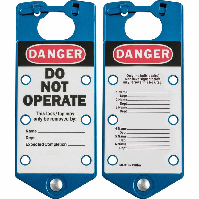 Labelled Lockout Hasps