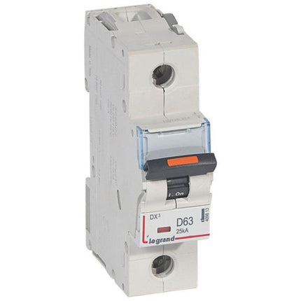 409813Legrandقاطع دارة Legrand DX3 أحادي القطب 63A منحنى D