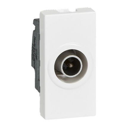 078793Legrandمقبس تلفاز أحادي ذكر Legrand Mosaic نجمي 1.5dB أبيض
