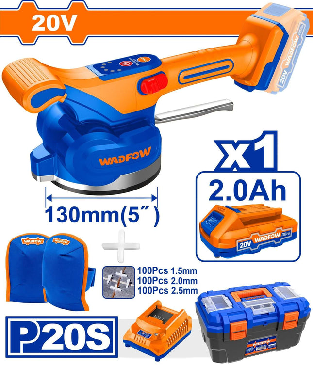 WTVM1D125Wadfow آلة اهتزاز البلاط اللاسلكية