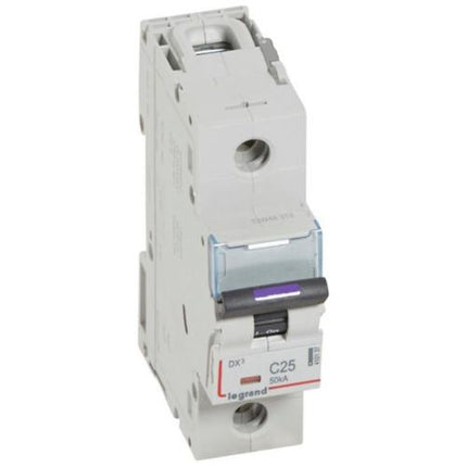 410137Legrandقاطع دائرة Legrand DX3 أحادي القطب 25A منحنى C