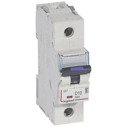 410186Legrandقاطع دارة Legrand DX3 أحادي القطب 10A منحنى D