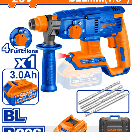 WLM15225Wadfowمطرقة دوارة لاسلكية 20 فولت من وادف