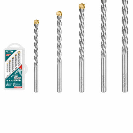 TACSD5055Total Toolsمجموعة مثاقيب البناء 5 قطع TACSD5055
