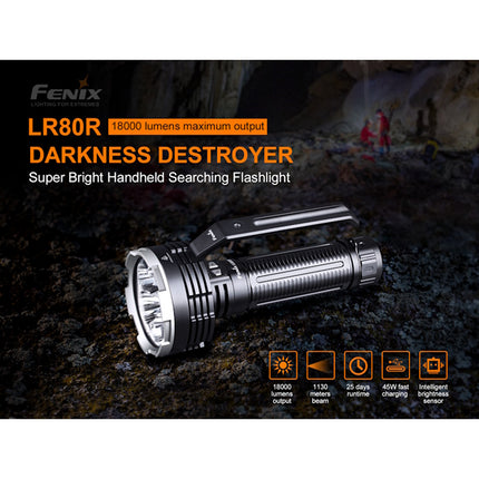 Fenix LR80R SST70 LED 18000 Lumens Rechargeable Searching Flashlight | 6942870307862