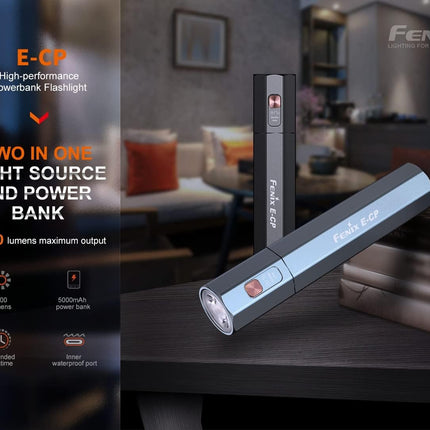 Fenix E-CP Rechargeable Flashlight with Power Bank 1600LM