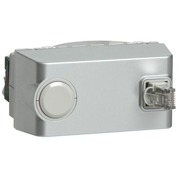 079433Legrandموصل RJ45 Mosaic من Legrand بسلك قابل للسحب الفئة 6 FTP ألومنيوم