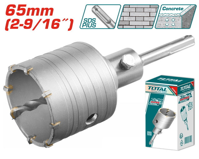 TAC430651Total Toolsمجموعة بتة حفر الماس TOTAL ثقب أساسي 50 مم TCT TAC430651