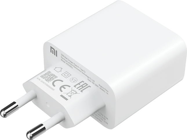 Mi 33w Wall Charger | Type-A + Type-C EU | power Banks & Chargers | Toolmart