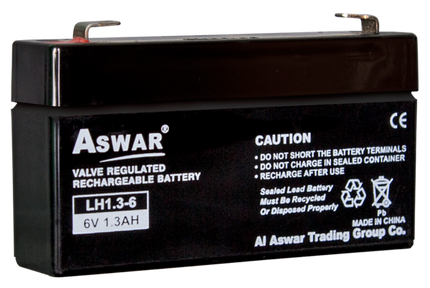 Aswar UPS Battery - 6V-1.3AH | AS-6V/1.3AH