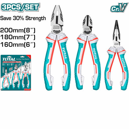 THT2K0301STotal Toolsمجموعة كماشة عالية الرافعة 3 قطع THT2K0301S