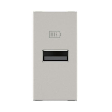 077651LLegrandمقبس موزاييك USB أحادي المنفذ من النوع A 3A 15W ألومنيوم