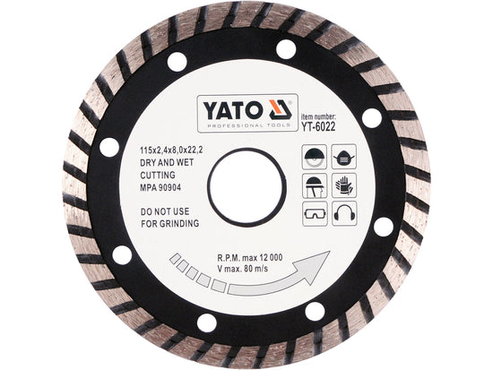 YT-6022Yatoقرص ماسي تربو من ياتو 115 ملم عام متعدد الاستخدامات