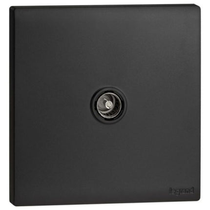 MEC41021BLLegrandمقبس طرفي تلفاز أنثى Obria أسود مات Legrand