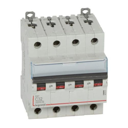407931Legrandقاطع دارة Legrand DX3 رباعي الأقطاب 32A منحنى C