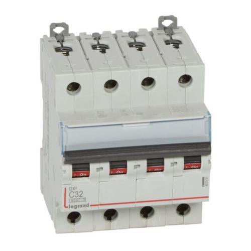 407931Legrandقاطع دارة Legrand DX3 رباعي الأقطاب 32A منحنى C
