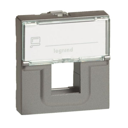 572837Legrandمحول مقبس البيانات Arteor بتصميم Keystone بلون مغنيسيوم 2 وحدة