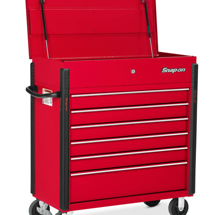 KRSC46HPBOSnap-Onعربة أدوات بكرات بستة أدراج من سناب-أون 40 بوصة