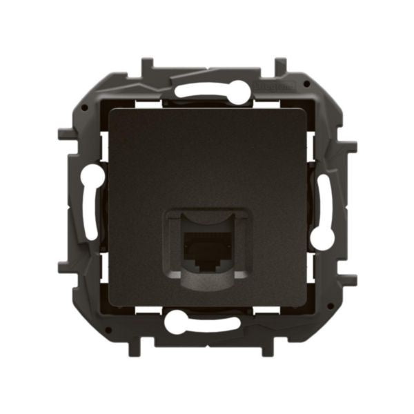 NP4301BKLegrandمقبس نيلويه RJ45 Cat5e UTP أسود مثبت بالحائط