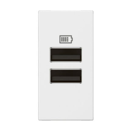 571684Legrandوحدة مقبس Arteor USB بمنفذين A+A 3A 15W أبيض