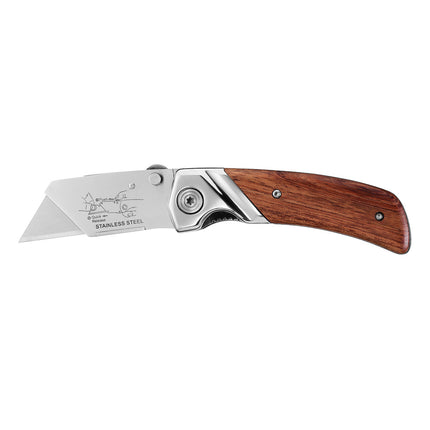 ‎Folding Knife Wooden Handle