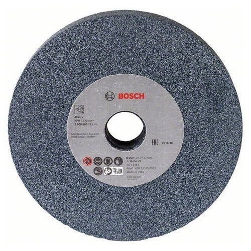 Bosch Tools,2608600111,Grinding Disc for Bench Grinders | 200x32x36 mm