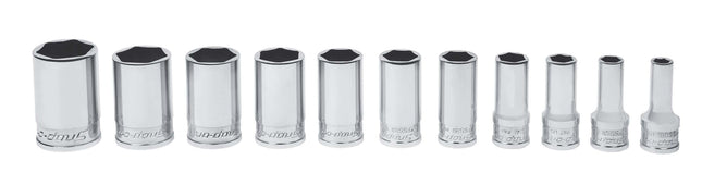 211YFSSYSnap-Onمجموعة مقابس SAE 3/8 بوصة 11 قطعة