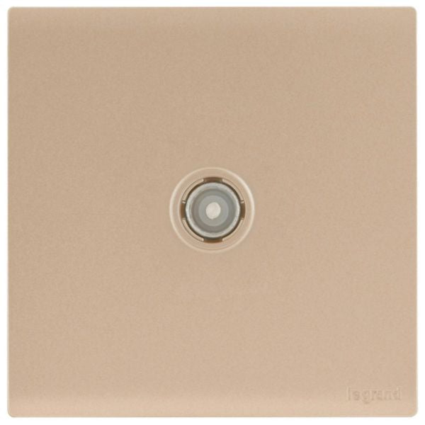 MEC41021RGLegrandمقبس توصيل تلفاز أوبريا أنثى نهائي ذهبي وردي