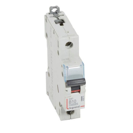 408870Legrandقاطع دائرة Legrand DX3 أحادي القطب 10A منحنى B سعة قطع 10kA